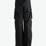 Black pants, back view