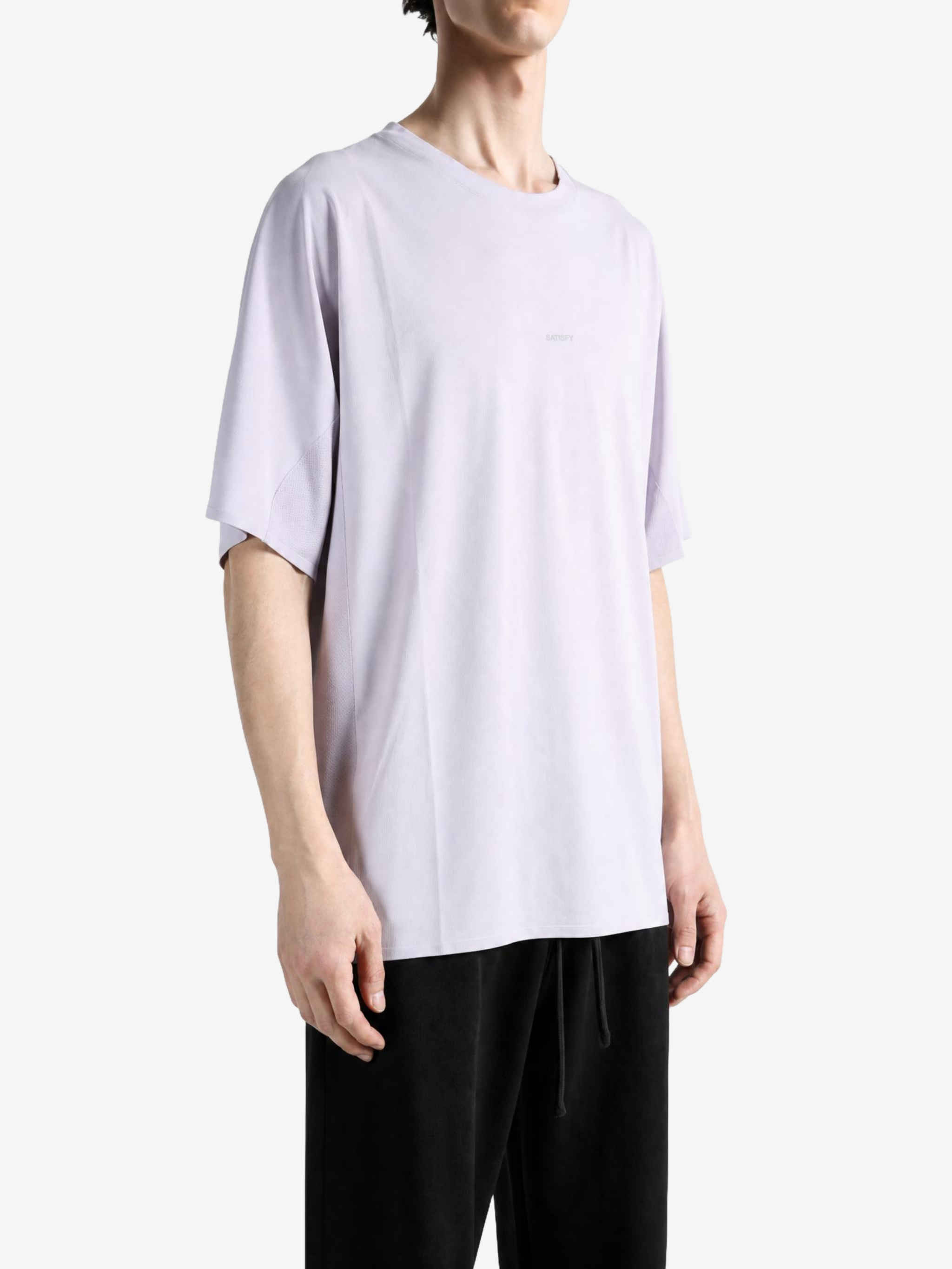 Purple t-shirt, front view