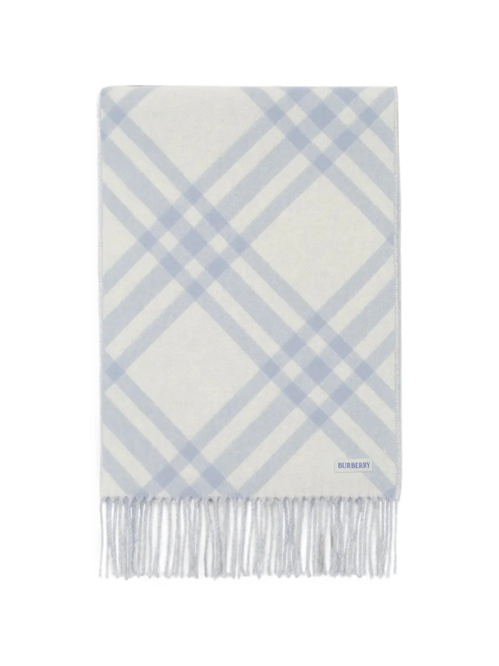 Blue scarf, front view