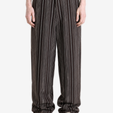 Brown pants, full body view