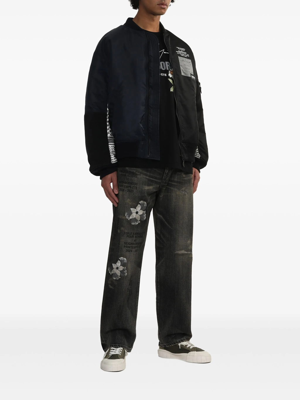 YOHJI YAMAMOTO POUR HOMME - Men Neighborhood MA-1 Jacket