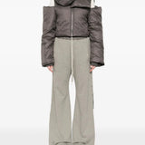 Grey pants, full body view