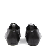 Black shoes, back view