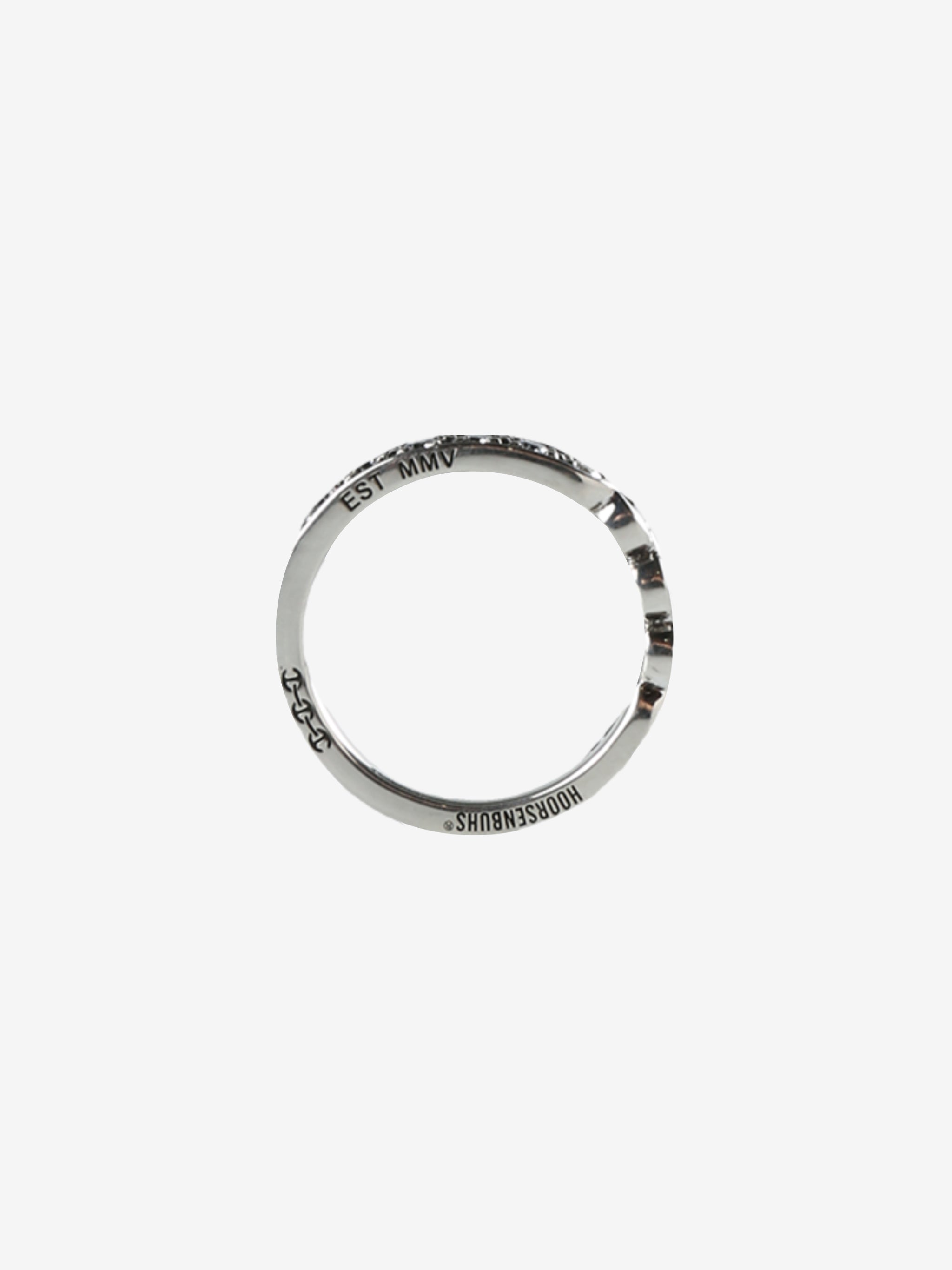 HOORSENBUHS - Americana Band With Diamonds Ring – Atelier
