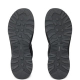 Close up of Black shoes, showing detail