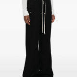 Black pants, full body view