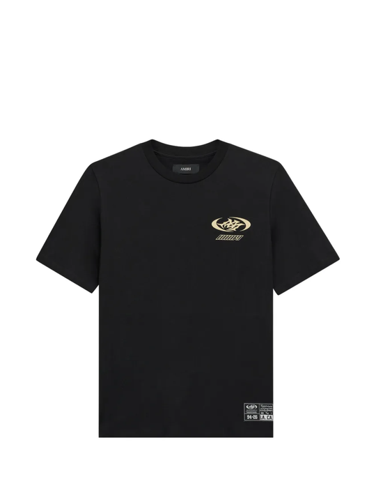 Black t-shirt, front view
