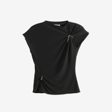 Black top, front view