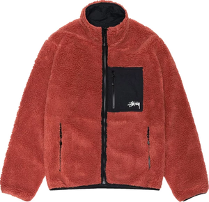 STUSSY - Men Sherpa Reversible Jacket