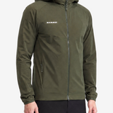 Green jacket, full body view