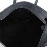 Gray tote bag,top view