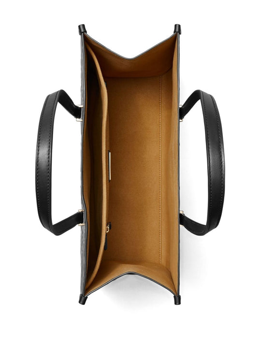 Black bags, top view