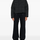 Black jacket,full body view