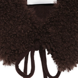 YVES SALOMON - Women Shearling Tie-Front Collar Scarf