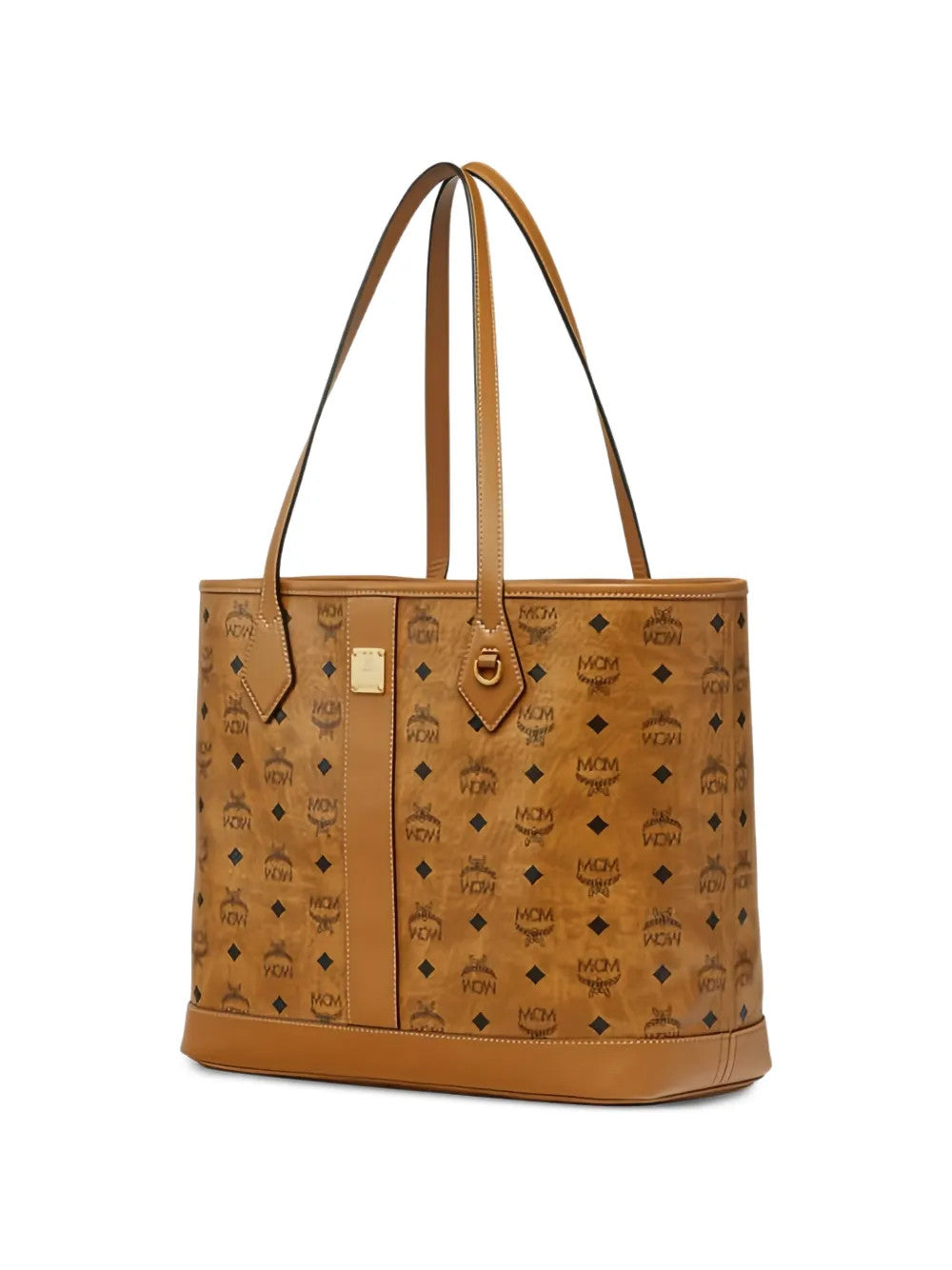 Tan bag, front view