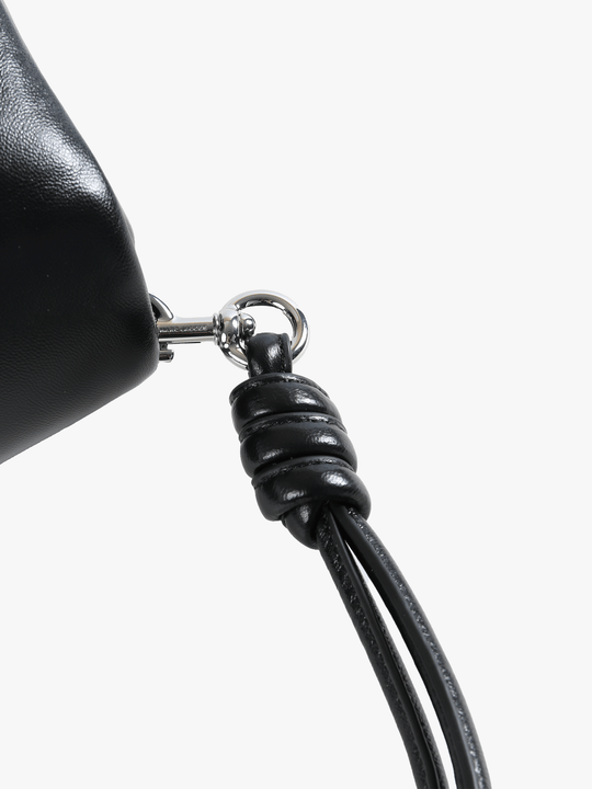 Close up of Black bag, showing detail