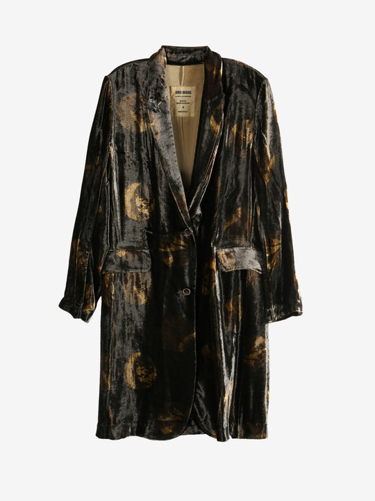 Brown jacket, front view