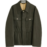 Green jacket, front view