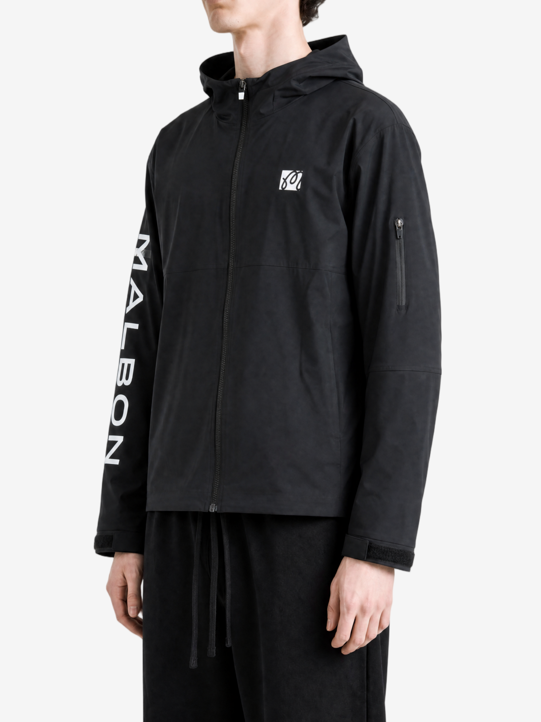 Black jacket, full body view
