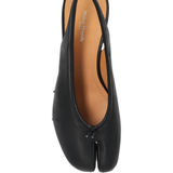 black heels, top view