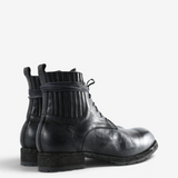 Black boots, front view