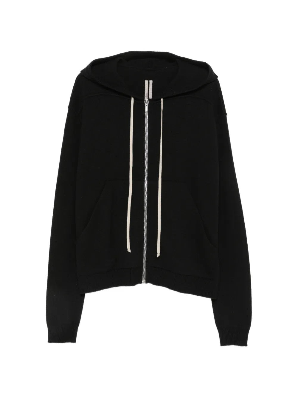 Black hoodie, front view