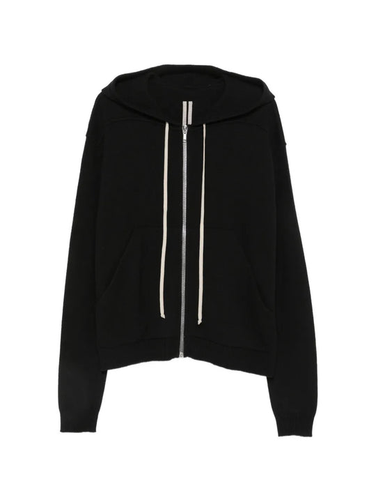 Black hoodie, front view