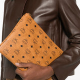 Tan bag, front view