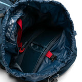 Close up of Blue bag, showing detail