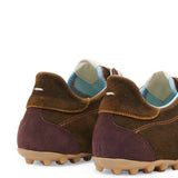Brown shoes, back view