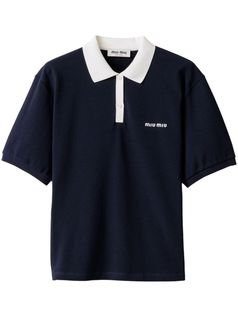 MIU MIU - Women Piqué Polo Shirt