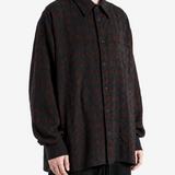 Brown shirt, full body view