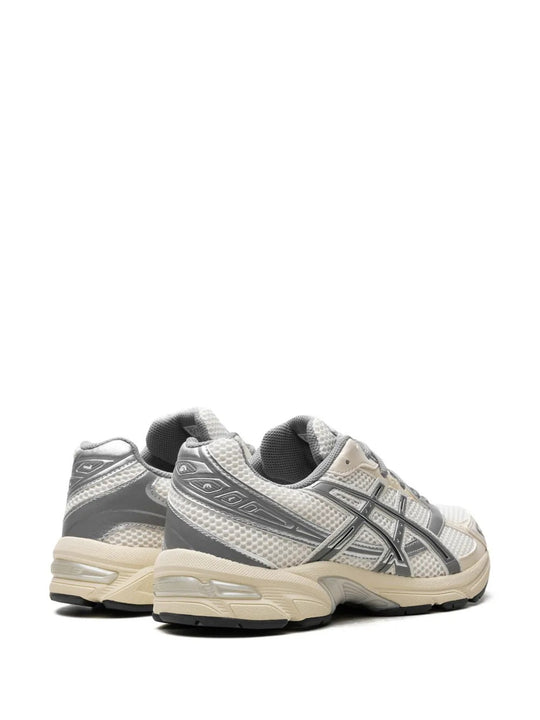 Grey shoes, back view