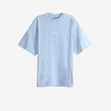 Blue t-shirt, front view