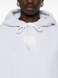 T BY ALEXANDER WANG - Women Essential Terry With Puff Paint Logo Hoodie