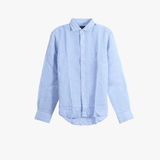Blue shirt, front view