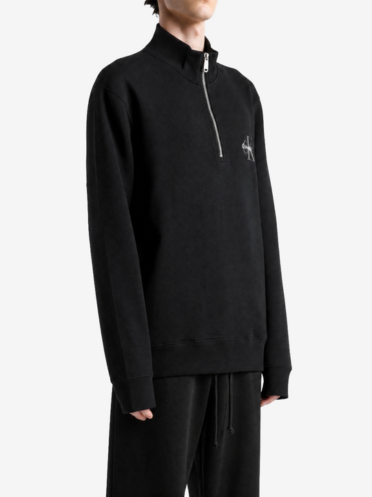 Black hoodie, full body view