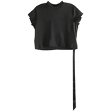 Black t-shirt, front view