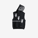 SAITOS - Men Asymmetric Sleeveless Hoodie