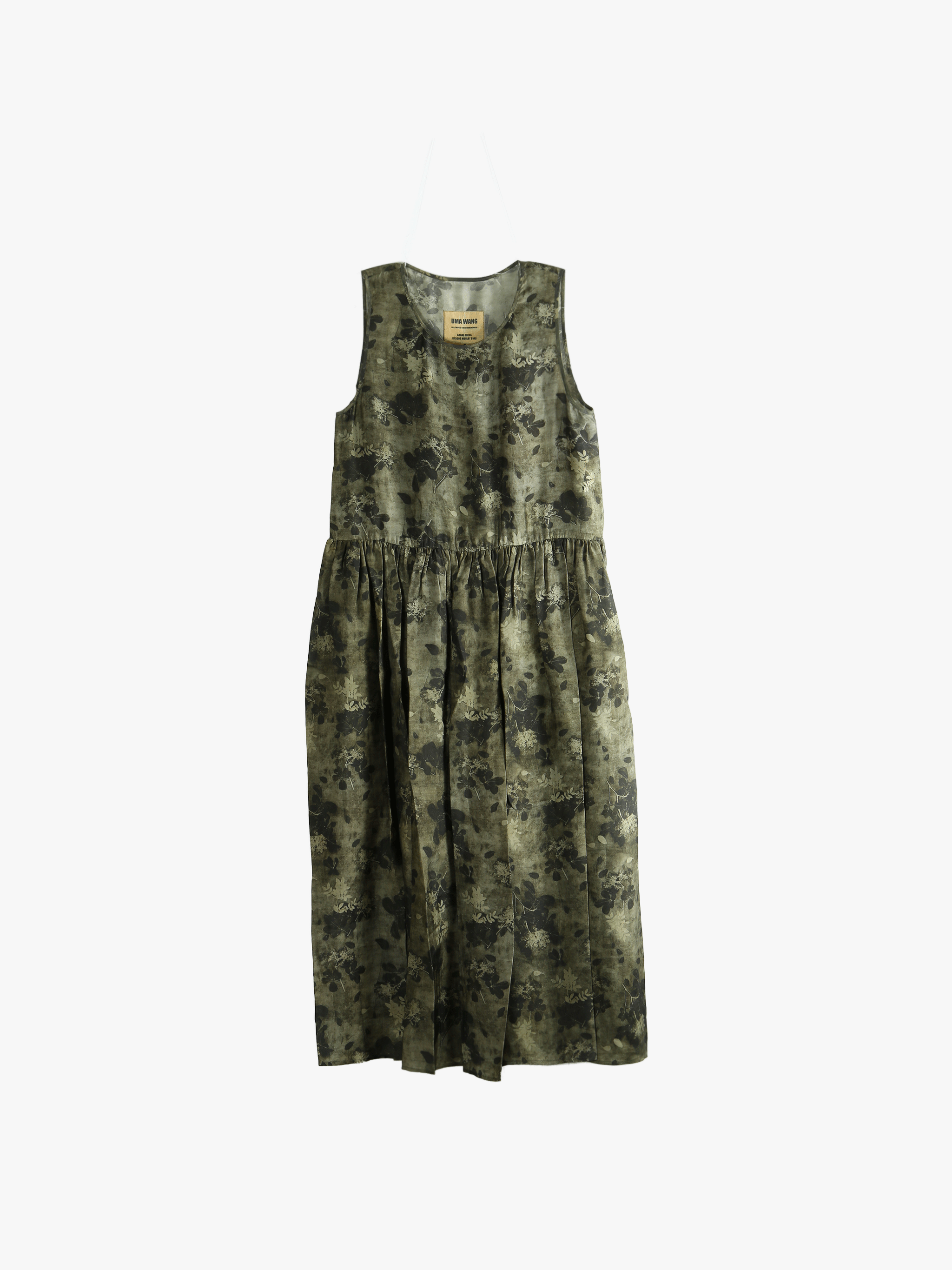 Green dress, front view
