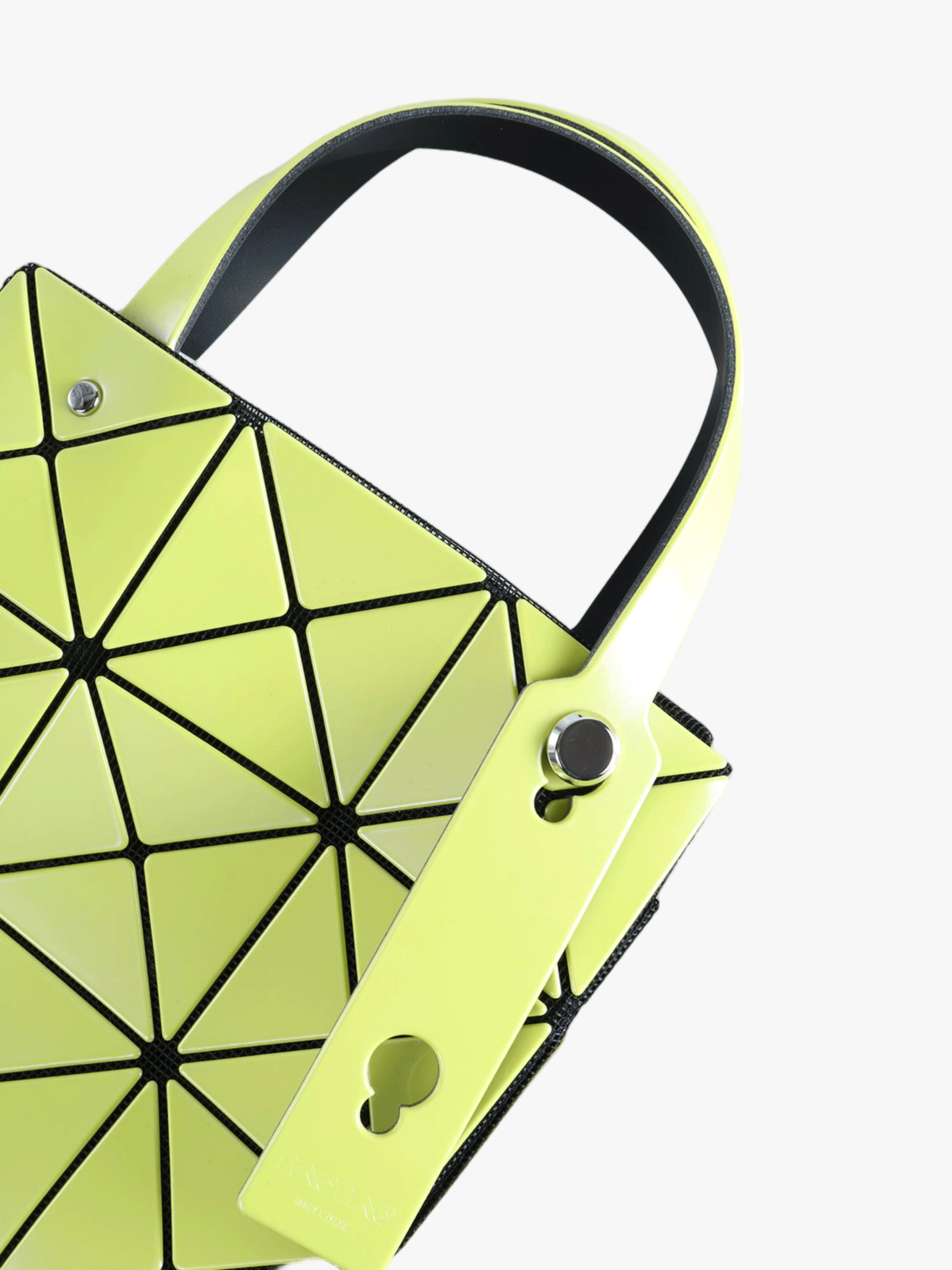 Yellow bag, top view