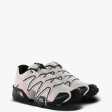 Pink shoes, front view