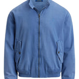 Blue jacket, front view