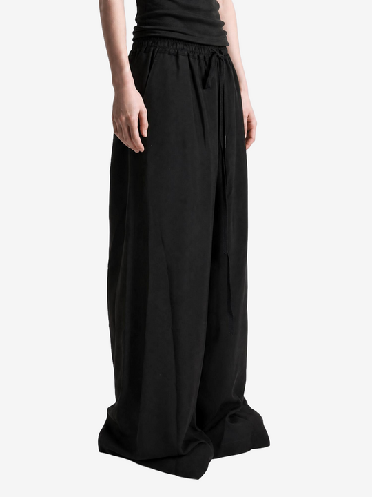 Black pants, full body view