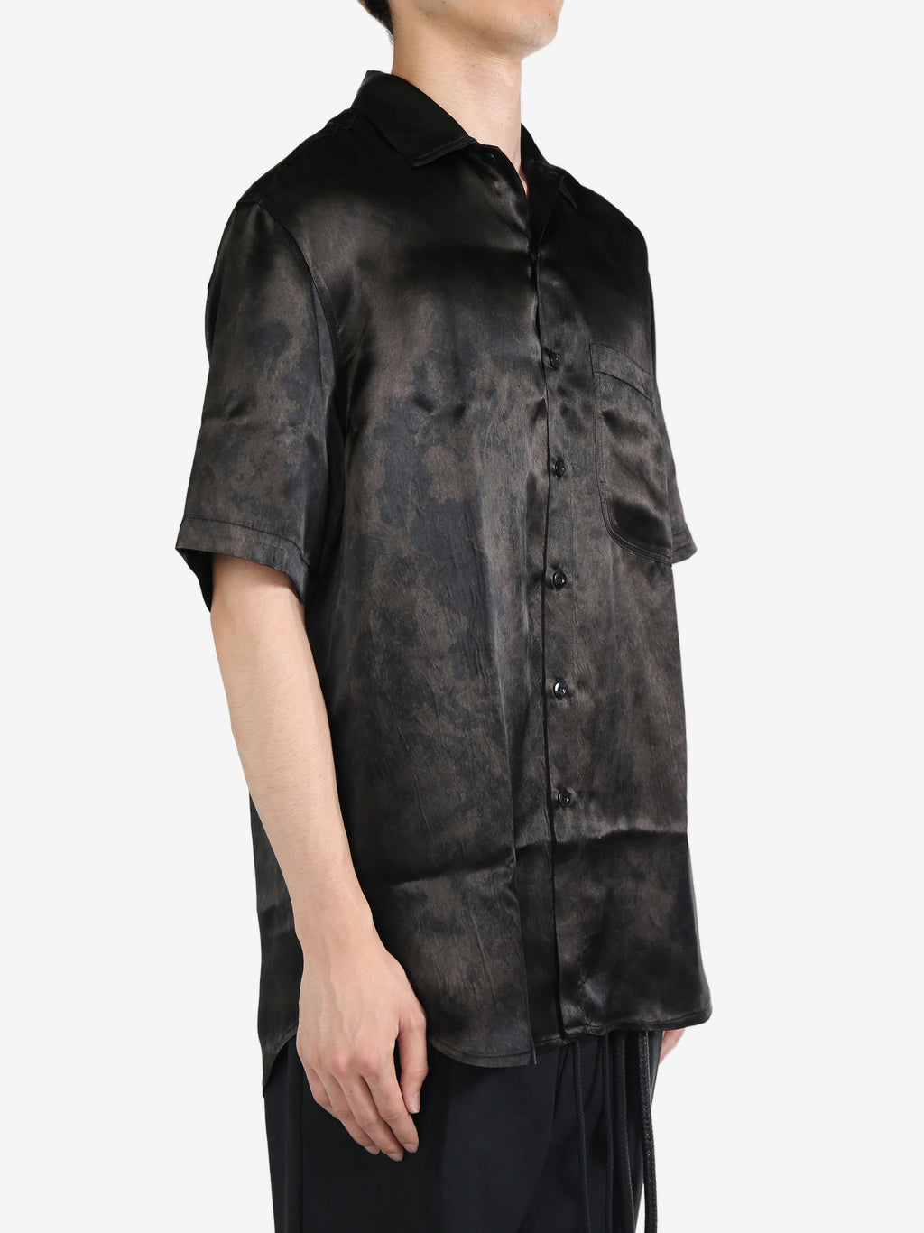 SONG FOR THE MUTE - Men Short Sleeve Oversized Shirt