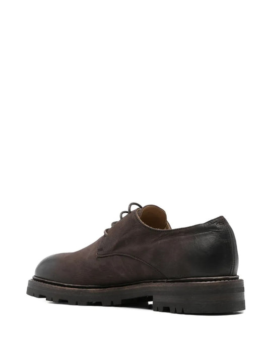 Brown shoes, side view