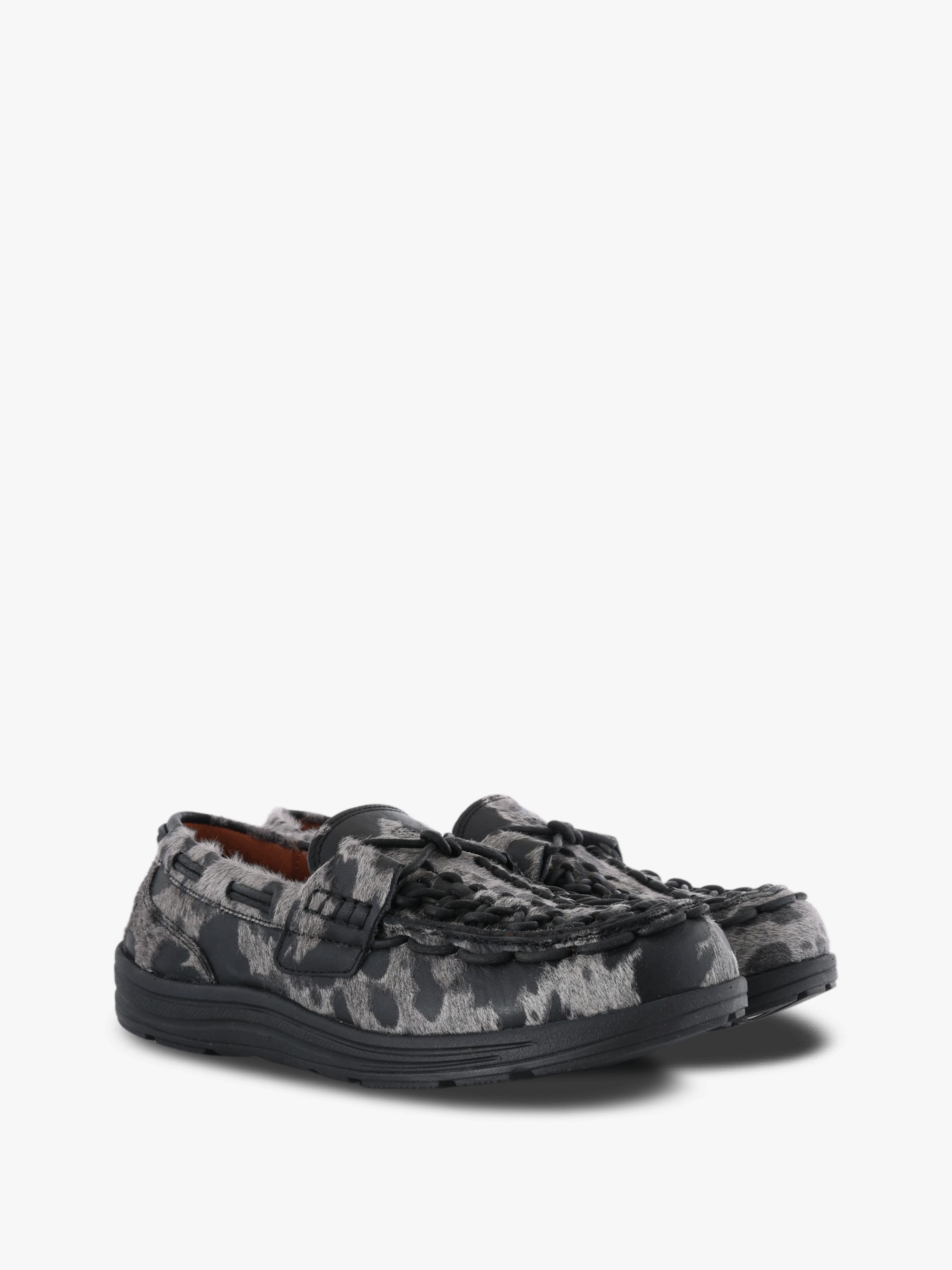 Grey shoes, front view