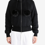 MOOSE KNUCKLES - Women Oro Reversible Hood Zip Sweater