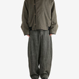 Green jacket, full body view