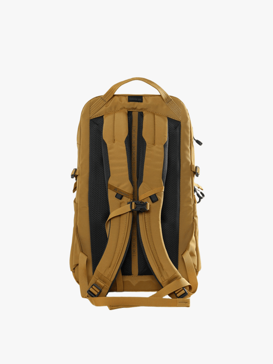 Tan bag, back view